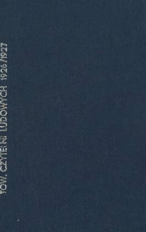 Sprawozdanie Towarzystwa Czytelni Ludowych w Poznaniu za czas od 1-go lipca 1926 r. do 30-go czerwca 1927 r.