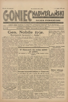 Goniec Nadwiślański: Głos Pomorski: Jedyne pismo poranne na Pomorzu, poświęcone sprawom Stanu Średniego 1928.06.12 R.4 Nr133