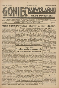 Goniec Nadwiślański: Głos Pomorski: Jedyne pismo poranne na Pomorzu, poświęcone sprawom Stanu Średniego 1928.06.15 R.4 Nr136