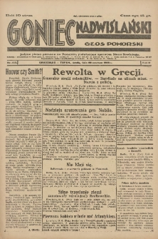 Goniec Nadwiślański: Głos Pomorski: Jedyne pismo poranne na Pomorzu, poświęcone sprawom Stanu Średniego 1928.06.20 R.4 Nr140