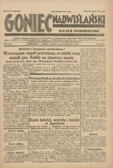 Goniec Nadwiślański: Głos Pomorski: Jedyne pismo poranne na Pomorzu, poświęcone sprawom Stanu Średniego 1928.06.26 R.4 Nr145