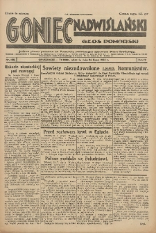 Goniec Nadwiślański: Głos Pomorski: Jedyne pismo poranne na Pomorzu, poświęcone sprawom Stanu Średniego 1928.07.24 R.4 Nr168