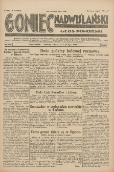 Goniec Nadwiślański: Głos Pomorski: Jedyne pismo poranne na Pomorzu, poświęcone sprawom Stanu Średniego 1928.07.31 R.4 Nr174