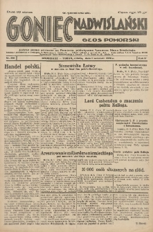 Goniec Nadwiślański: Głos Pomorski: Jedyne pismo poranne na Pomorzu, poświęcone sprawom Stanu Średniego 1928.09.01 R.4 Nr201