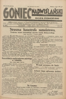 Goniec Nadwiślański: Głos Pomorski: Jedyne pismo poranne na Pomorzu, poświęcone sprawom Stanu Średniego 1928.09.04 R.4 Nr203