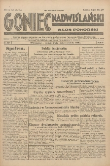 Goniec Nadwiślański: Głos Pomorski: Jedyne pismo poranne na Pomorzu, poświęcone sprawom Stanu Średniego 1928.09.05 R.4 Nr204