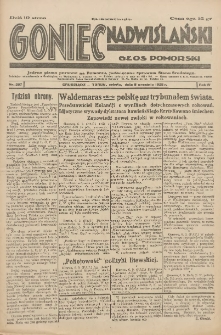 Goniec Nadwiślański: Głos Pomorski: Jedyne pismo poranne na Pomorzu, poświęcone sprawom Stanu Średniego 1928.09.08 R.4 Nr207