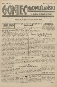 Goniec Nadwiślański: Głos Pomorski: Jedyne pismo poranne na Pomorzu, poświęcone sprawom Stanu Średniego 1928.09.16 R.4 Nr214