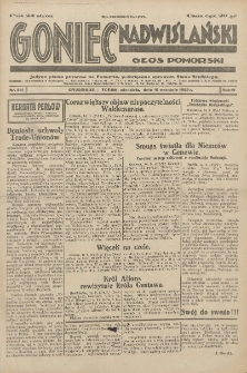 Goniec Nadwiślański: Głos Pomorski: Jedyne pismo poranne na Pomorzu, poświęcone sprawom Stanu Średniego 1928.09.16 R.4 Nr214