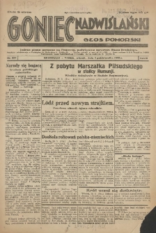 Goniec Nadwiślański: Głos Pomorski: Jedyne pismo poranne na Pomorzu, poświęcone sprawom Stanu Średniego 1928.10.02 R.4 Nr227