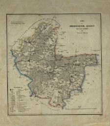 Karte des Chodziesener Kreises Regr. Bezk. Bromberg