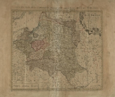 Mappa geographica Regni Poloniae ex novissimis quod quod sunt mappis specialibus composita et ad LL. stereographicae projectionis revocata a Tob. Mayero [..].