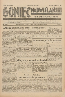 Goniec Nadwiślański: Głos Pomorski: Jedyne pismo poranne na Pomorzu, poświęcone sprawom Stanu Średniego 1928.11.14 R.4 Nr263