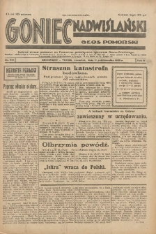 Goniec Nadwiślański: Głos Pomorski: Jedyne pismo poranne na Pomorzu, poświęcone sprawom Stanu Średniego 1928.10.11 R.4 Nr235