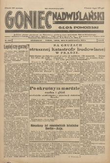 Goniec Nadwiślański: Głos Pomorski: Jedyne pismo poranne na Pomorzu, poświęcone sprawom Stanu Średniego 1928.10.12 R.4 Nr236