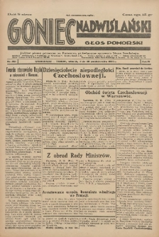 Goniec Nadwiślański: Głos Pomorski: Jedyne pismo poranne na Pomorzu, poświęcone sprawom Stanu Średniego 1928.10.30 R.4 Nr251
