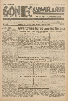 Goniec Nadwiślański: Głos Pomorski: Jedyne pismo poranne na Pomorzu, poświęcone sprawom Stanu Średniego 1928.11.28 R.4 Nr275