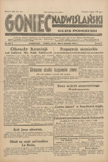 Goniec Nadwiślański: Głos Pomorski: Jedyne pismo poranne na Pomorzu, poświęcone sprawom Stanu Średniego 1928.12.05 R.4 Nr281