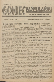 Goniec Nadwiślański: Głos Pomorski: Jedyne pismo poranne na Pomorzu, poświęcone sprawom Stanu Średniego 1928.12.29 R.4 Nr299