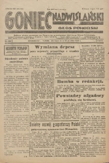 Goniec Nadwiślański: Głos Pomorski: Jedyne pismo poranne na Pomorzu, poświęcone sprawom Stanu Średniego 1928.12.30 R.4 Nr300