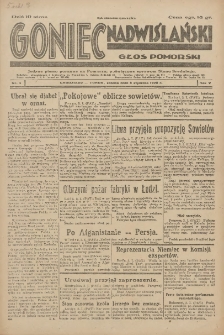Goniec Nadwiślański: Głos Pomorski: Jedyne pismo poranne na Pomorzu, poświęcone sprawom Stanu Średniego 1929.01.05 R.5 Nr4