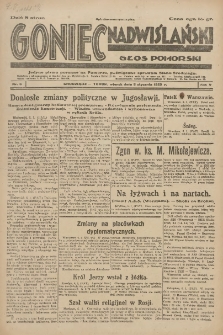 Goniec Nadwiślański: Głos Pomorski: Jedyne pismo poranne na Pomorzu, poświęcone sprawom Stanu Średniego 1929.01.08 R.5 Nr6