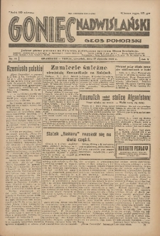 Goniec Nadwiślański: Głos Pomorski: Jedyne pismo poranne na Pomorzu, poświęcone sprawom Stanu Średniego 1929.01.17 R.5 Nr14