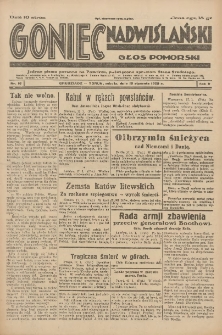 Goniec Nadwiślański: Głos Pomorski: Jedyne pismo poranne na Pomorzu, poświęcone sprawom Stanu Średniego 1929.01.19 R.5 Nr16