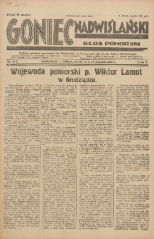 Goniec Nadwiślański: Głos Pomorski: Jedyne pismo poranne na Pomorzu, poświęcone sprawom Stanu Średniego 1929.01.22 R.5 Nr18