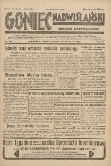 Goniec Nadwiślański: Głos Pomorski: Jedyne pismo poranne na Pomorzu, poświęcone sprawom Stanu Średniego 1929.01.27 R.5 Nr23