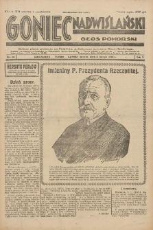 Goniec Nadwiślański: Głos Pomorski: Jedyne pismo poranne na Pomorzu, poświęcone sprawom Stanu Średniego 1929.02.02 R.5 Nr28