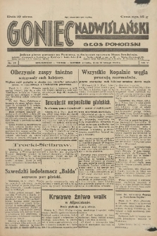 Goniec Nadwiślański: Głos Pomorski: Jedyne pismo poranne na Pomorzu, poświęcone sprawom Stanu Średniego 1929.02.16 R.5 Nr39