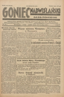 Goniec Nadwiślański: Głos Pomorski: Jedyne pismo poranne na Pomorzu, poświęcone sprawom Stanu Średniego 1929.02.27 R.5 Nr48