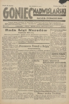 Goniec Nadwiślański: Głos Pomorski: Jedyne pismo poranne na Pomorzu, poświęcone sprawom Stanu Średniego 1929.03.05 R.5 Nr53