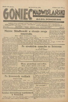 Goniec Nadwiślański: Głos Pomorski: Jedyne pismo poranne na Pomorzu, poświęcone sprawom Stanu Średniego 1929.03.09 R.5 Nr57