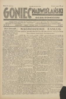 Goniec Nadwiślański: Głos Pomorski: Jedyne pismo poranne na Pomorzu, poświęcone sprawom Stanu Średniego 1929.03.12 R.5 Nr59