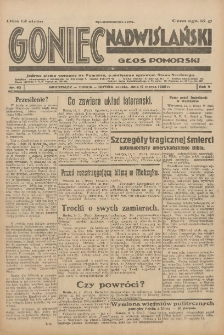 Goniec Nadwiślański: Głos Pomorski: Jedyne pismo poranne na Pomorzu, poświęcone sprawom Stanu Średniego 1929.03.16 R.5 Nr63