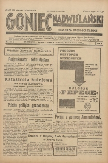 Goniec Nadwiślański: Głos Pomorski: Jedyne pismo poranne na Pomorzu, poświęcone sprawom Stanu Średniego 1929.03.17 R.5 Nr64