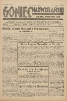 Goniec Nadwiślański: Głos Pomorski: Jedyne pismo poranne na Pomorzu, poświęcone sprawom Stanu Średniego 1929.03.21 R.5 Nr67