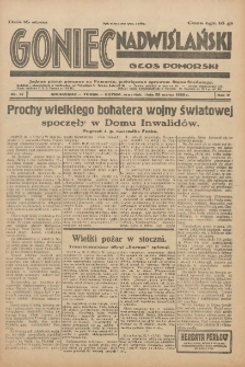 Goniec Nadwiślański: Głos Pomorski: Jedyne pismo poranne na Pomorzu, poświęcone sprawom Stanu Średniego 1929.03.28 R.5 Nr73