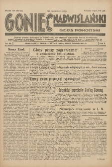 Goniec Nadwiślański: Głos Pomorski: Jedyne pismo poranne na Pomorzu, poświęcone sprawom Stanu Średniego 1929.04.17 R.5 Nr89