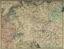 Carte des chemins de fer de l'Europe Centrale pour le Livret-chaix continental [...]