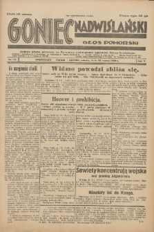 Goniec Nadwiślański: Głos Pomorski: Jedyne pismo poranne na Pomorzu, poświęcone sprawom Stanu Średniego 1929.03.30 R.5 Nr75
