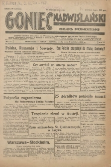 Goniec Nadwiślański: Głos Pomorski: Jedyne pismo poranne na Pomorzu, poświęcone sprawom Stanu Średniego 1929.04.03 R.5 Nr77