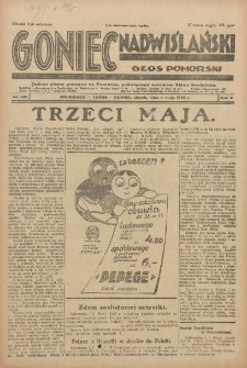 Goniec Nadwiślański: Głos Pomorski: Jedyne pismo poranne na Pomorzu, poświęcone sprawom Stanu Średniego 1929.05.03 R.5 Nr103