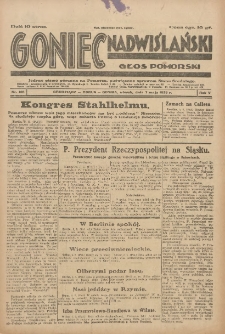 Goniec Nadwiślański: Głos Pomorski: Jedyne pismo poranne na Pomorzu, poświęcone sprawom Stanu Średniego 1929.05.07 R.5 Nr105