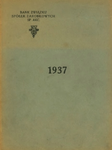 Sprawozdanie z czynności w r. 1937 (pięćdziesiątym drugim istnienia).