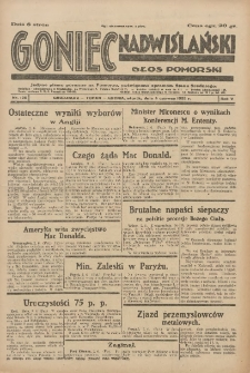 Goniec Nadwiślański: Głos Pomorski: Jedyne pismo poranne na Pomorzu, poświęcone sprawom Stanu Średniego 1929.06.04 R.5 Nr126