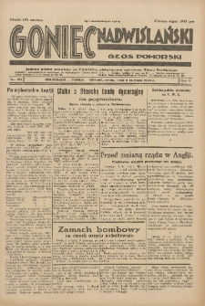 Goniec Nadwiślański: Głos Pomorski: Jedyne pismo poranne na Pomorzu, poświęcone sprawom Stanu Średniego 1929.06.05 R.5 Nr127