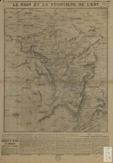 Rhin et la fronti&egrave;re de l'est